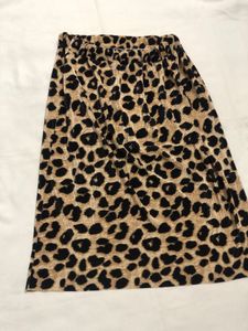 Leopard Print Skirt