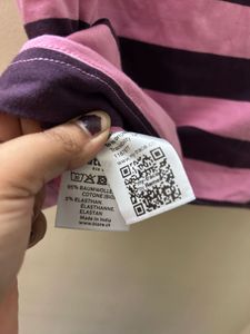 Striped Tee - Pink &amp; Purple