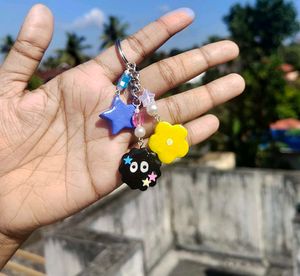 Ghibli Soot Spirit Charms Keychain