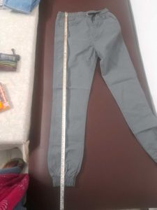 Striped Benetion T-Shirt and dark grey trouser