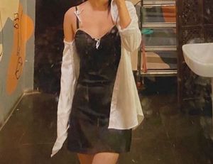 Black Slip Dress