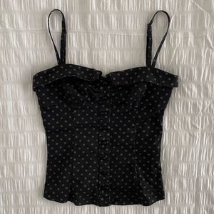 Polka Dots Corset Top For Women