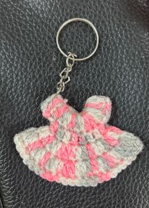 Crochet Dress Keychain