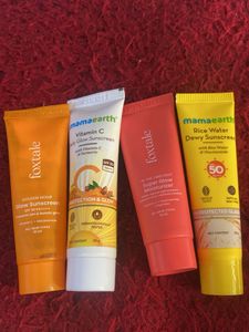 Sunscreen And Moisturizer Foxtale Mamaearth