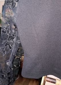 Black Laced Formal Top