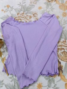 Lilac Long Sleeve Top