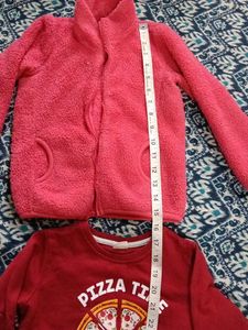 combo of sweat shirt + woolen zipper(3 years)