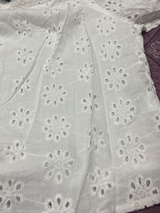 Eyelet Puff Sleeve Top