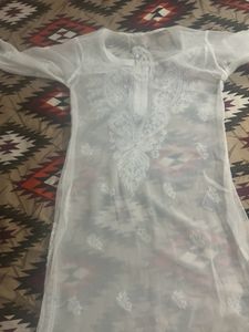 White Kurti