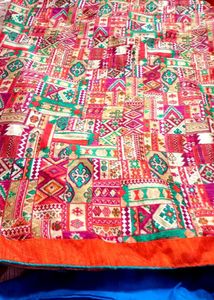 Ethnic Patchwork Saree