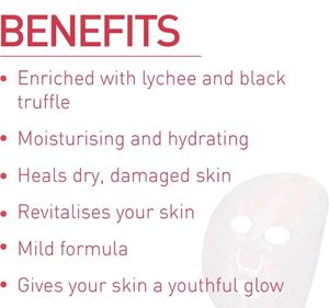 5 Pieces Of MyGlamm LYCHEE HYDRATING SHEET MASKS