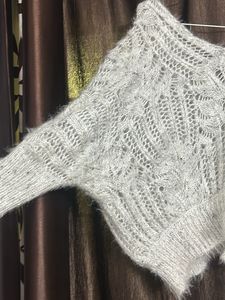 Knitted White Sweater
