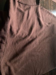 Brown Long Sleeve Top