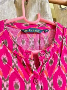 Pink Printed Kurti
