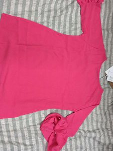 Pink Bell Sleeve Top