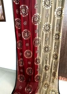 Chiffon Saree With Heavy Sequence Work