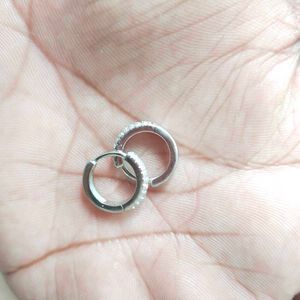 925 Sterling Silver Double Line Earrings 1 pair