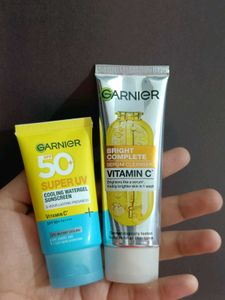 Garnier Facewash + Sunscreen Duo