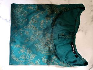 Green Ethnic Top
