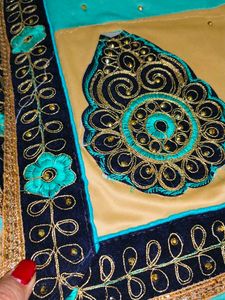 Elegant Embroidered Saree