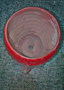 Buddha Face Ceramic Vase