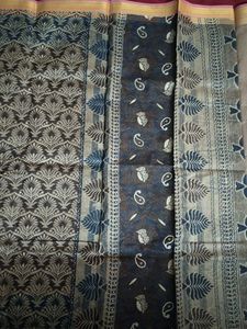 South Queen Block Print Saree