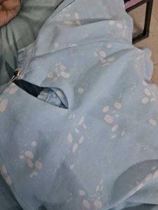 Cute Blue Floral Top XXL