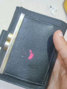 Black leather Wallet