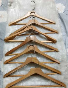 7 Wooden Branded Hangers For Rs.149 Fixed Price