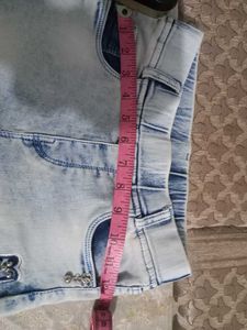 kids woolen cut sleevea jacket, Jean&#39;s Capri ,
