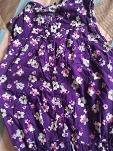 Purple Floral Jumpsuit
