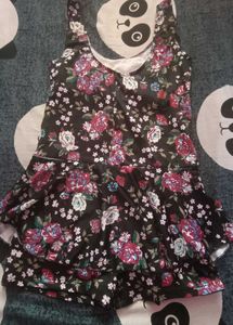 Floral Print Swimming Suit