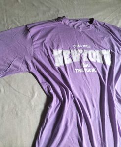 Oversized Lavender Tee