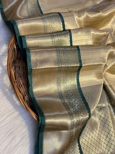 New Without Tag- Soft Banarasi Tissue Silk Saree