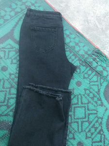 Black Flare Jeans