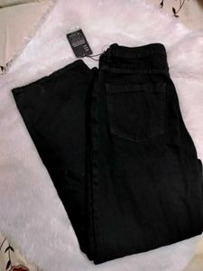 Black Rugged Cargo Jeans