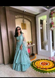 Sale 💰 Green Pastel Lehenga