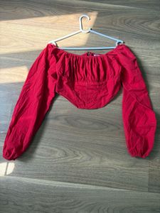RED CORSET TOP