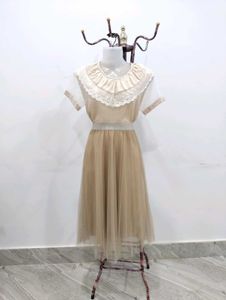 Tulle Midi Skirt