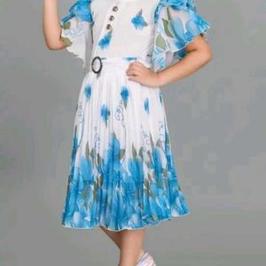 Cute Floral Girls Dress