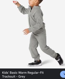 Cozy Gray Kids' Tracksuit
