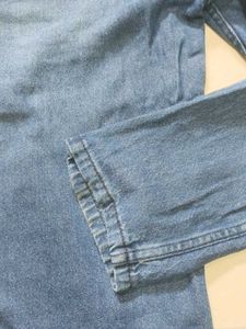 Dark Blue Denim Jeans / washed / thrift