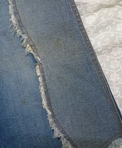 Vintage Long Denim High Waist Skirt