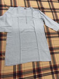Casual Light Blue Kurta