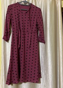 Polka Dot Midi Dress