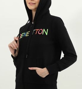 Benetton Zip Up Hoodie