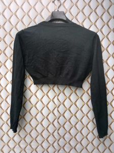 New With Tag Cute Boxy Crop Cardigan