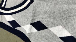 Stylish Argyle Knit Vest Top