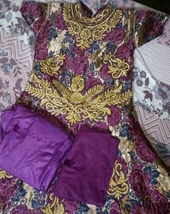 Floral Girls' Ethnic Dress