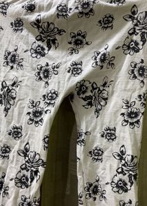 White Floral Lounge Pants – Comfy &amp; Cute